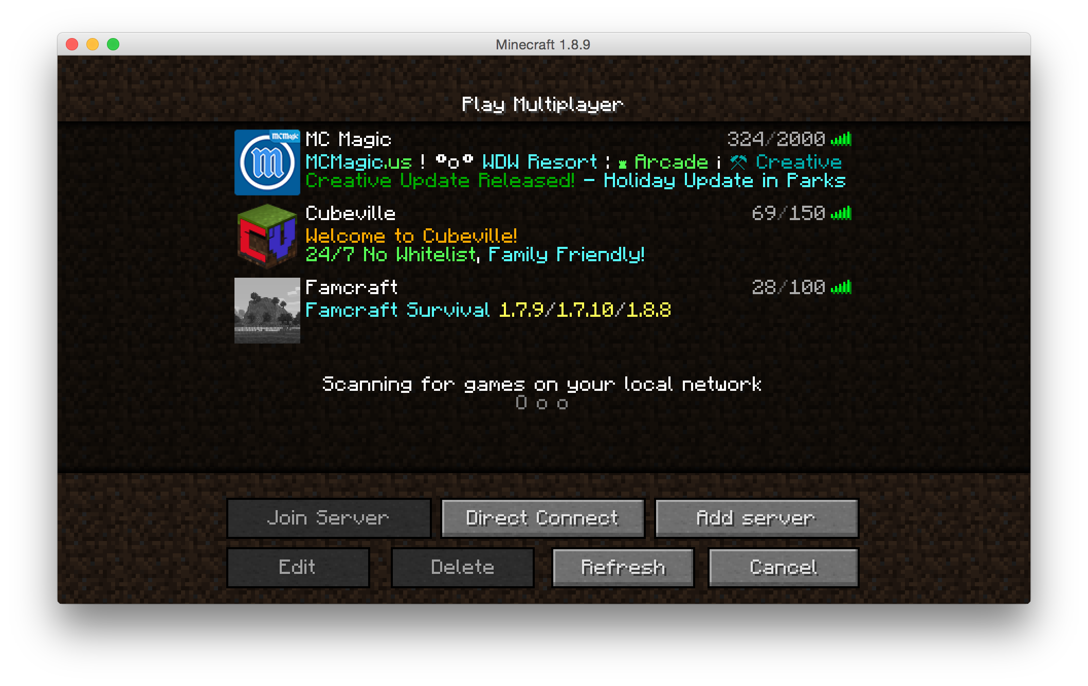 Adding Multiplayer Servers in Minecraft â Learn @ Pongos