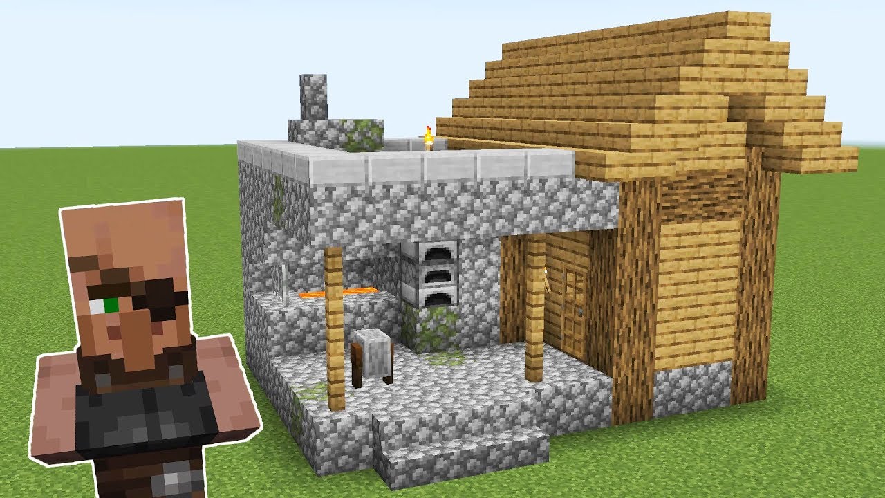 ã?ã?ã? Minecraft 114 Village Buildings Blueprints