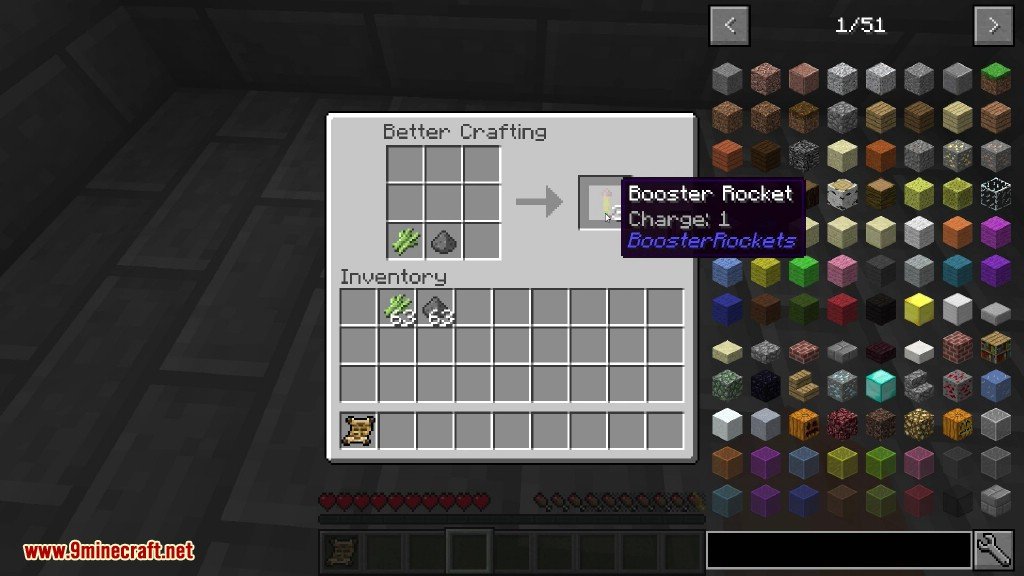 Booster Rockets Mod 1.12.2/1.11.2 (Elytra Firework ...