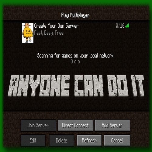 CREATE YOUR OWN MINECRAFT SERVER! Super Easy, Fast and Free! (NO CLICK ...