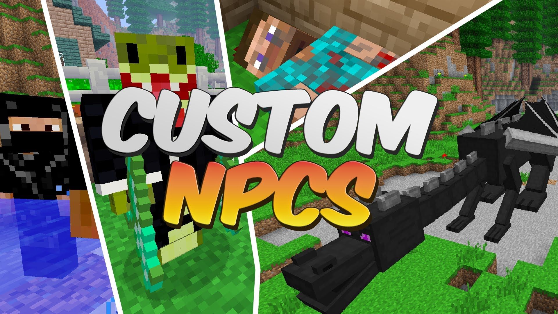 Create your very own mob in minecraft! CustomNPC mod ...
