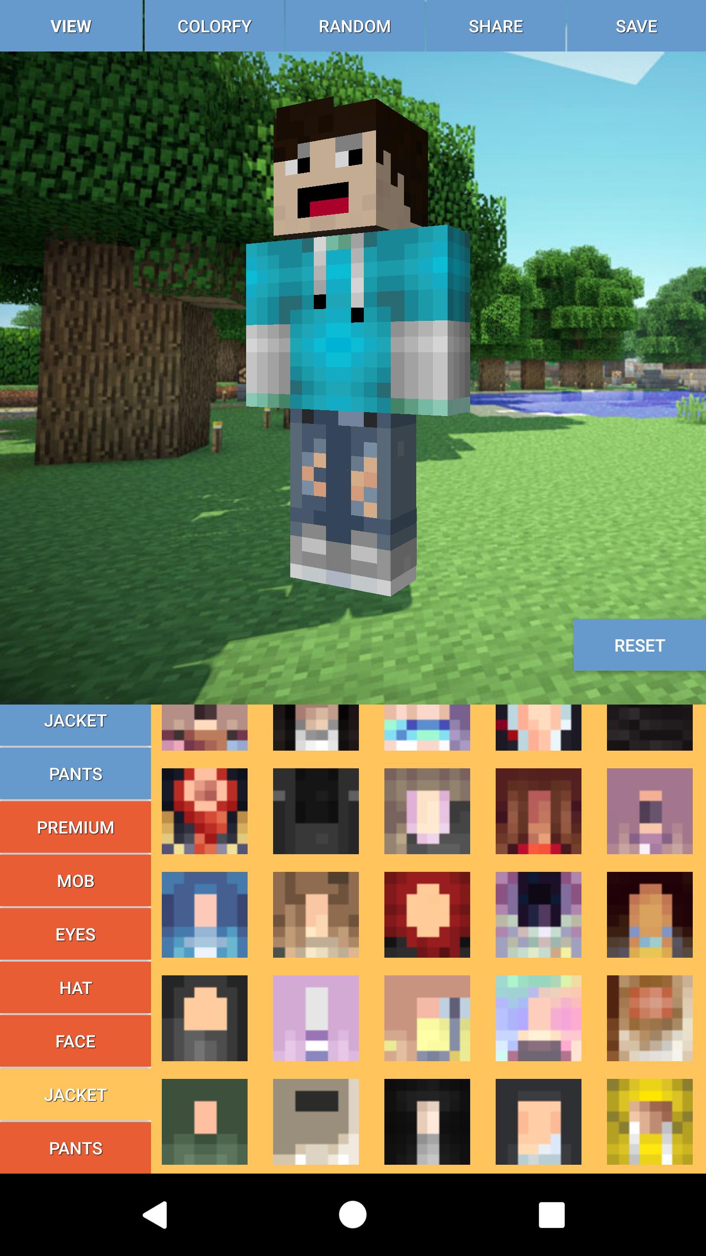 Custom Skin Editor Minecraft para Android