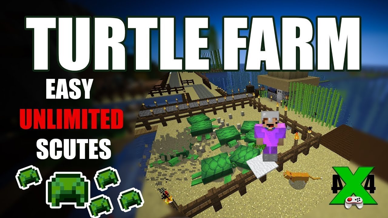 EASY TURTLE FARM minecraft
