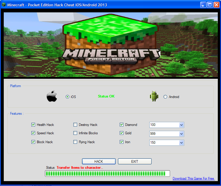 Hack All Games: Minecraft Free Hack Tool 2014
