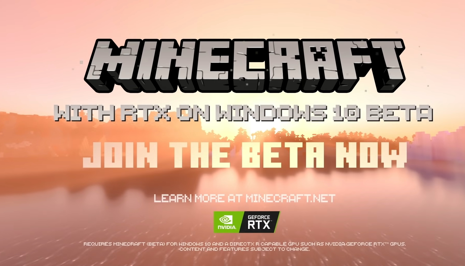 Here is How to Sign up for the Minecraft RTX Beta