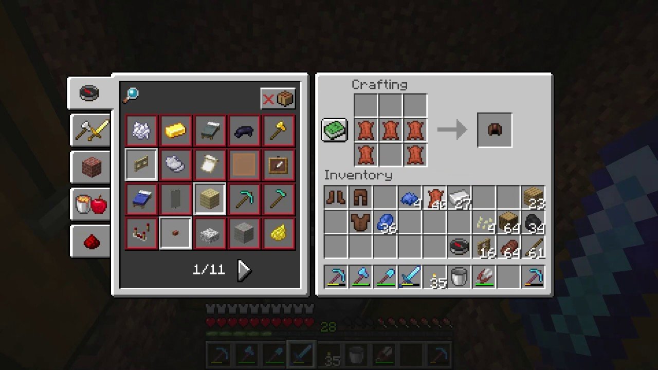 How do you get leather in Minecraft?