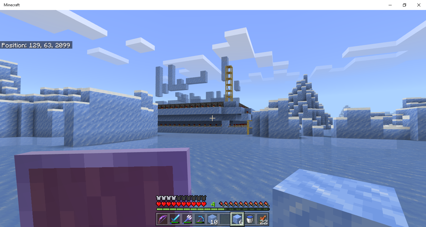 How do you light up an Ice Farm? : Minecraft
