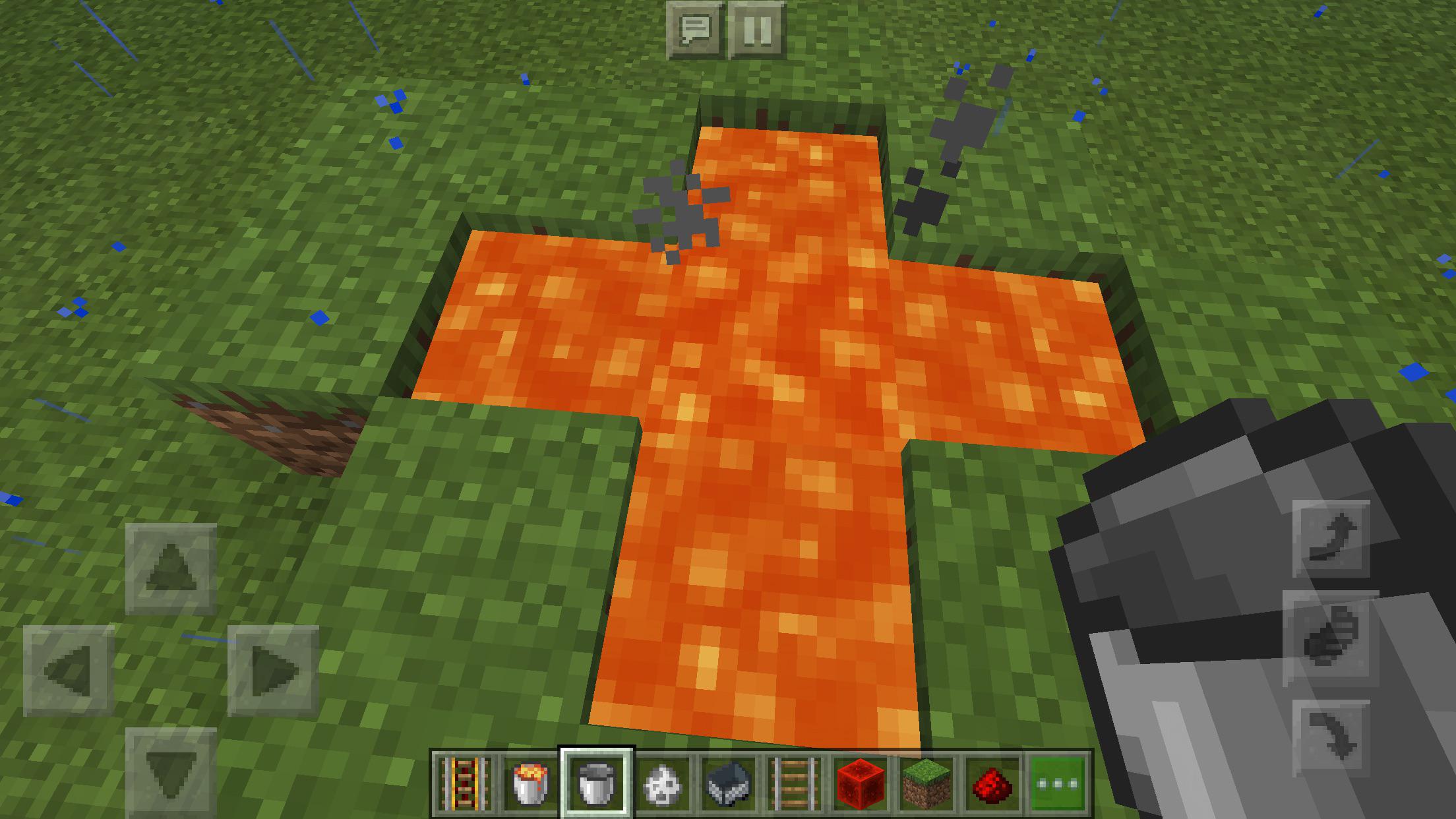 How do you make an infinite lava source? : Minecraft