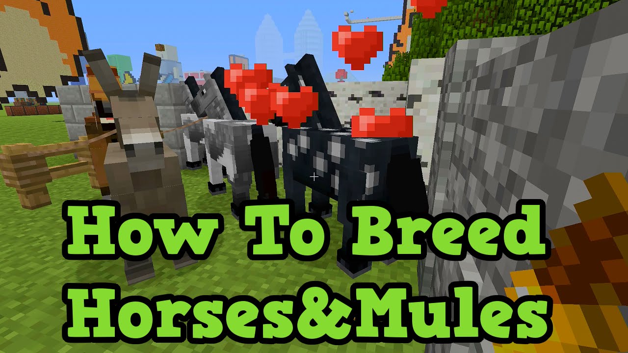 How to breed a horse and donkey in minecraft ...