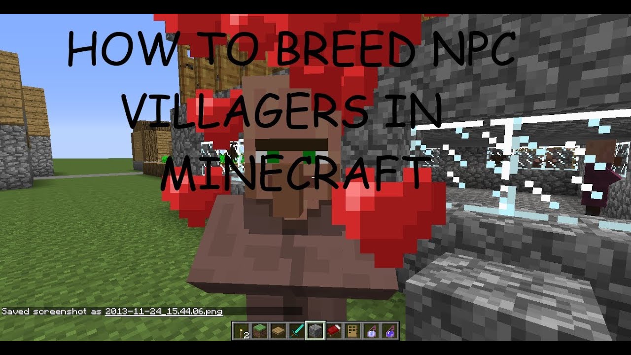 How to Breed Villagers in Minecraft 1.7.10 (HD)