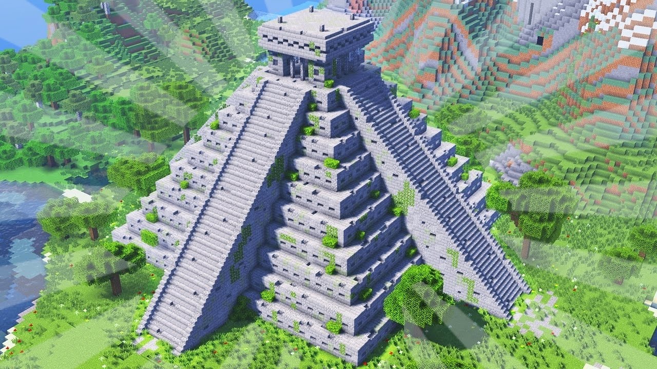 How To Build a MAYA TEMPLE in Minecraft (CREATIVE BUILDING ...