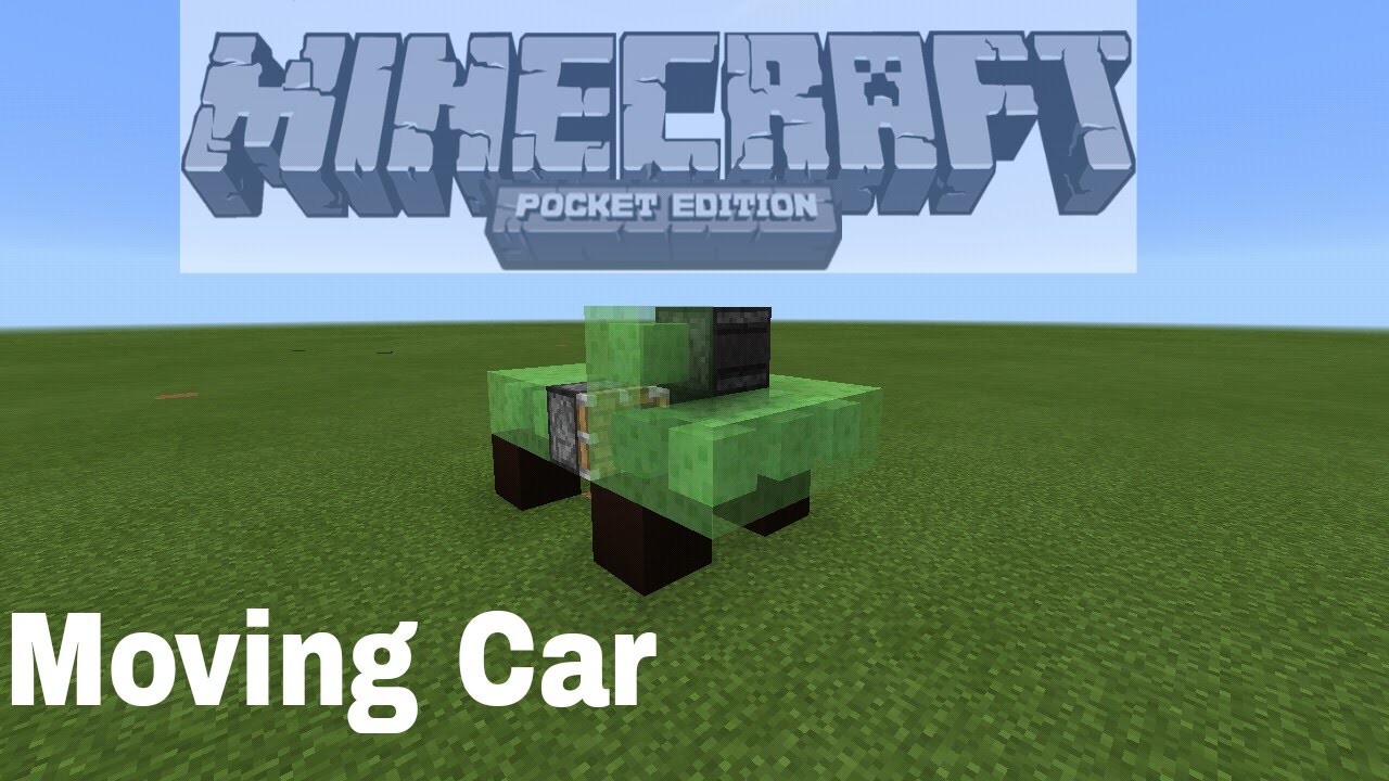 How To Build A Moving Car In Minecraft