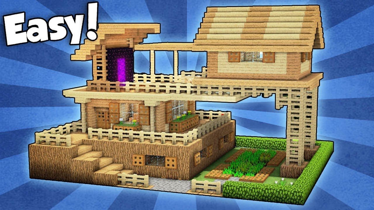 How to build a nice starter house in minecraft ...