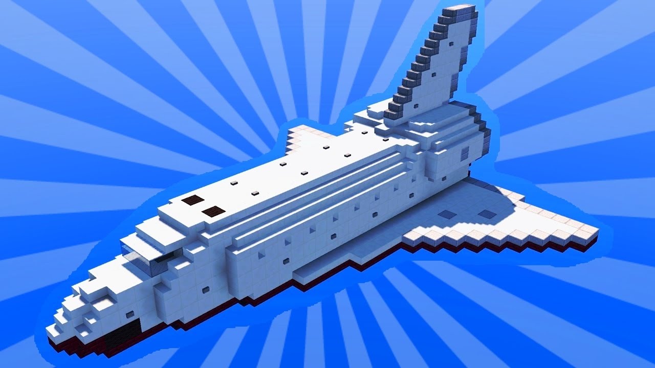 How To Build a SPACE SHUTTLE in Minecraft (CREATIVE ...