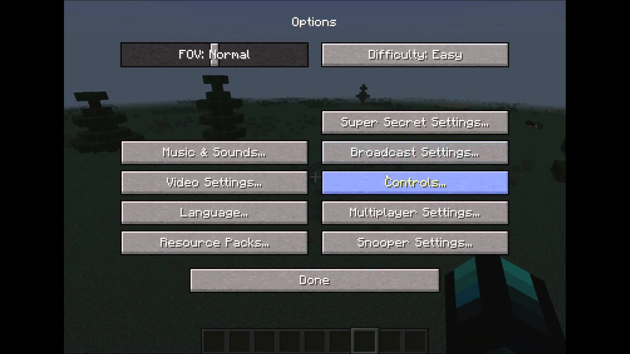 how to change 3rd person view minecraft