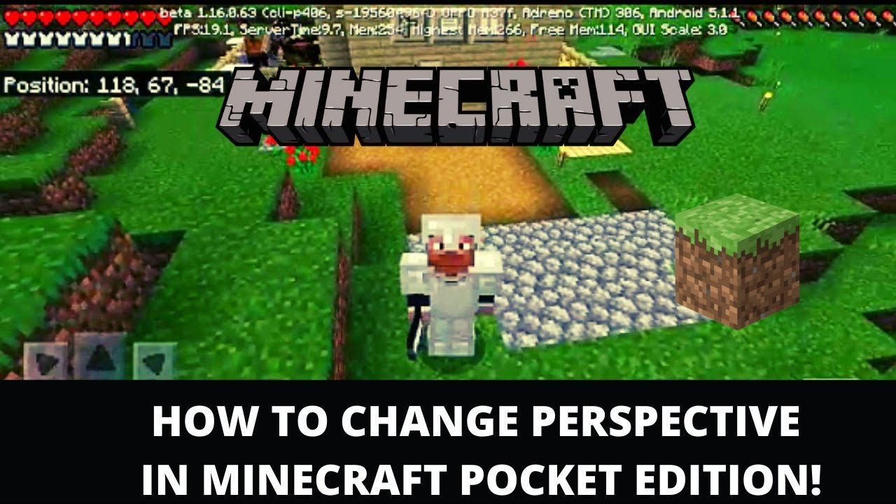How to Change Perspective in Minecraft Pocket Edition ...