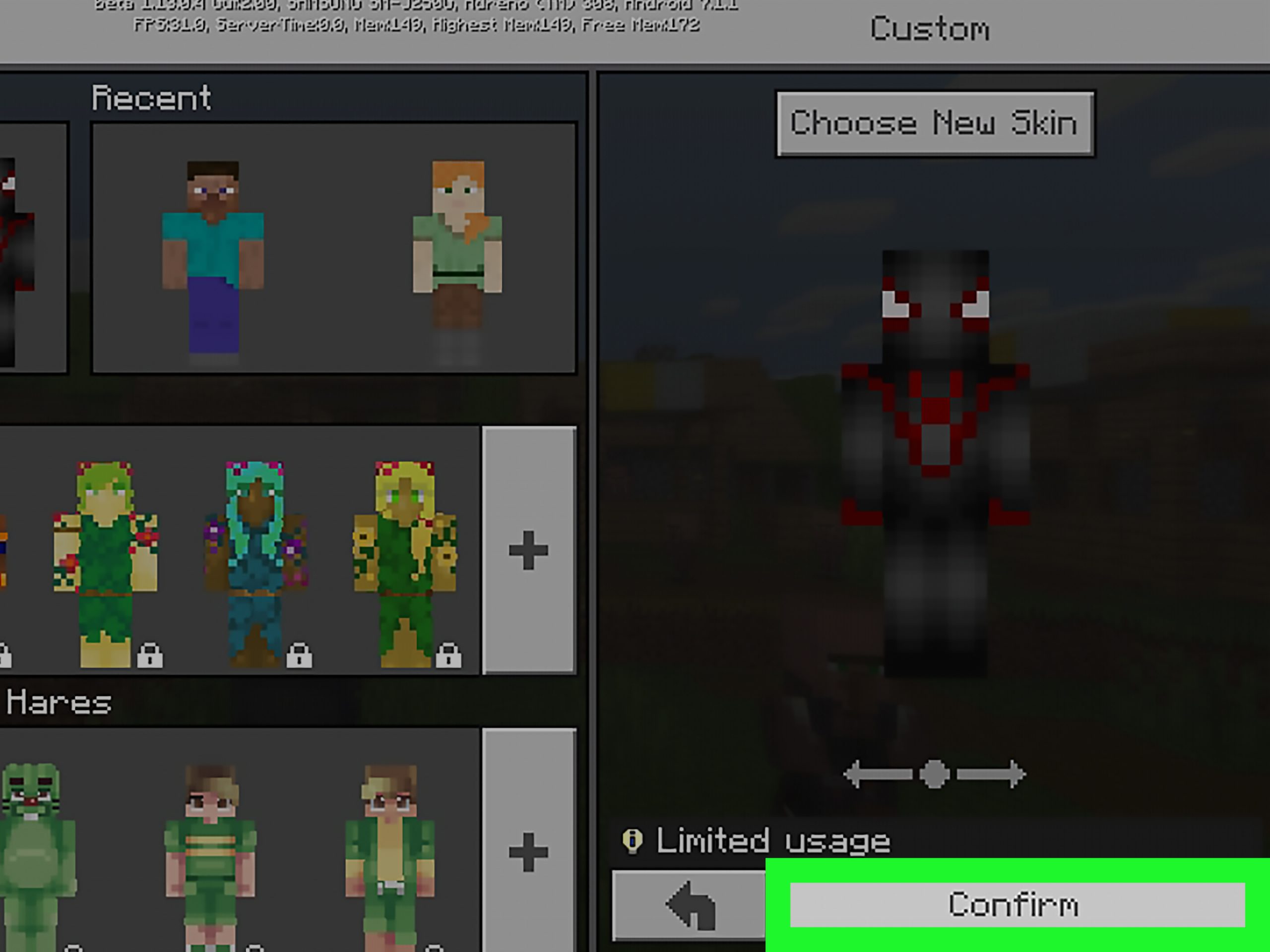 How to Change Your Skin in Minecraft PE (with Pictures)