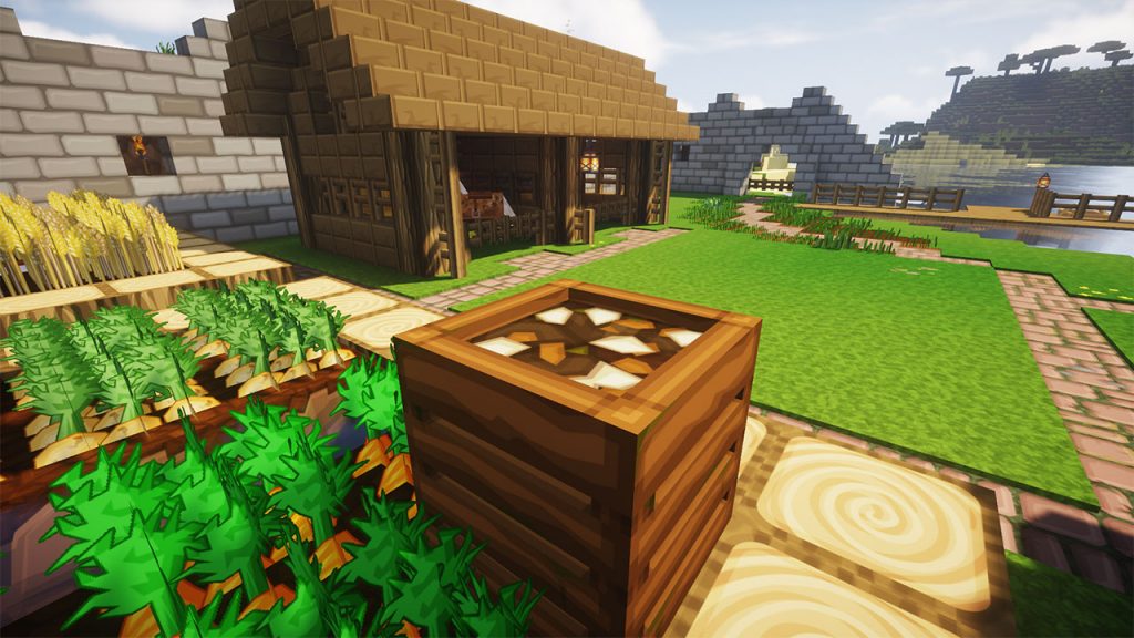 How to Craft &  Use a Composter in Minecraft