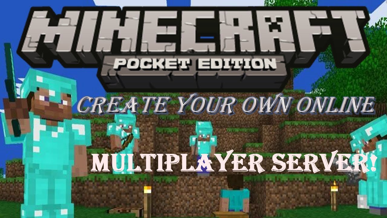 How to create own Minecraft PE 0.8.1 online multiplayer server from PC ...
