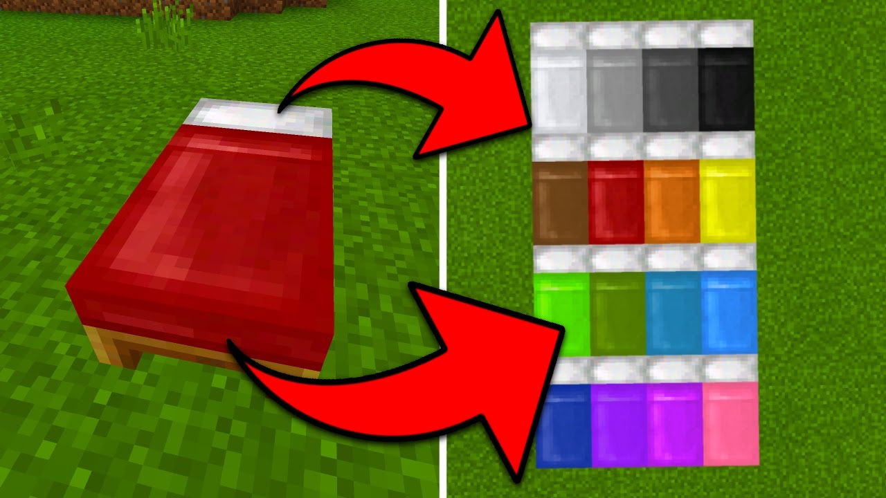 How To Dye a Bed in Minecraft Pocket Edition (1.1+)
