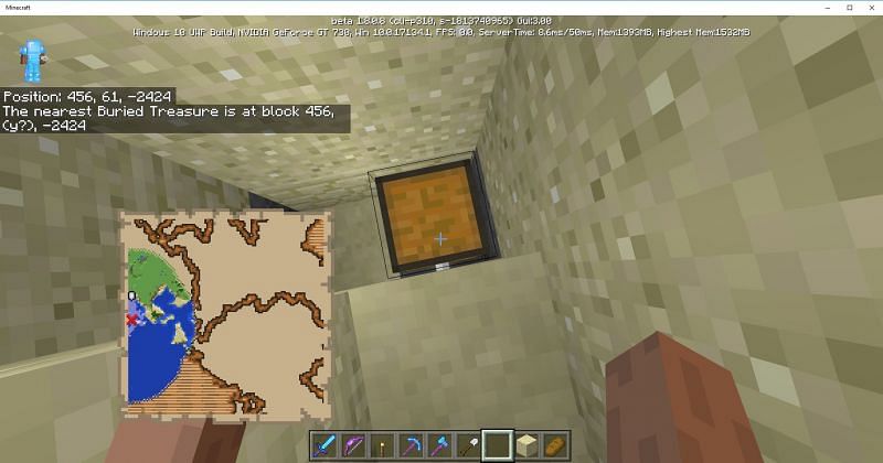 How to find buried treasures in Minecraft