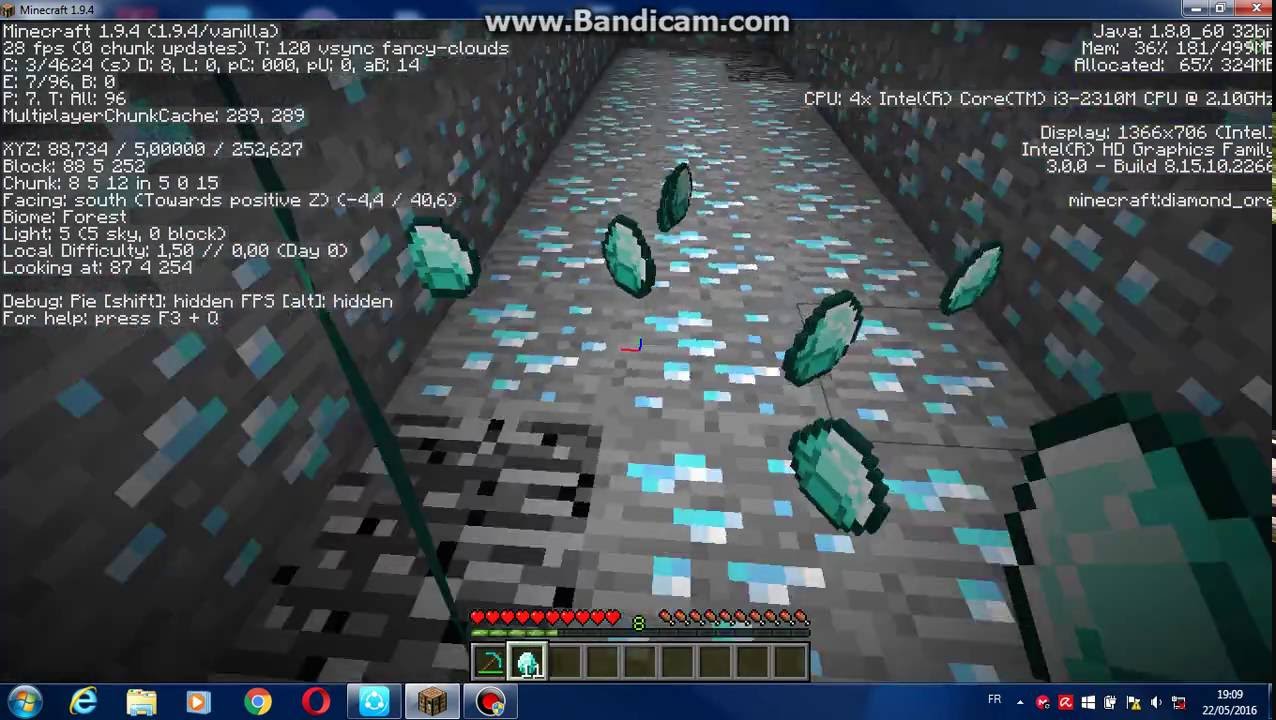 how to find diamond extremly fast in minecraft
