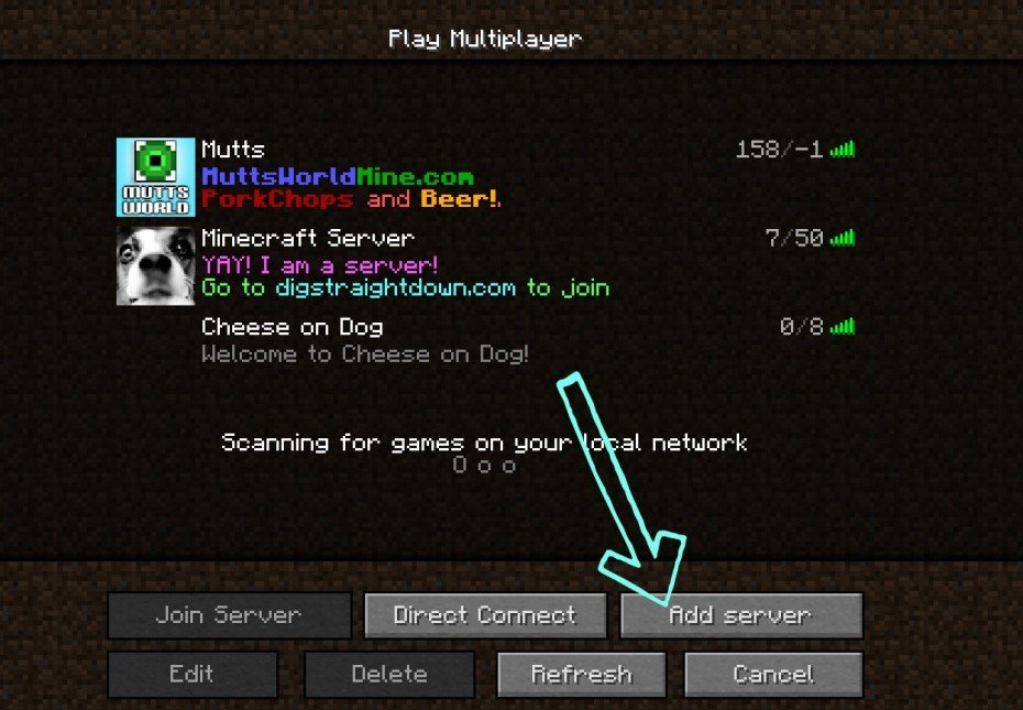 how to find ip address for minecraft servers