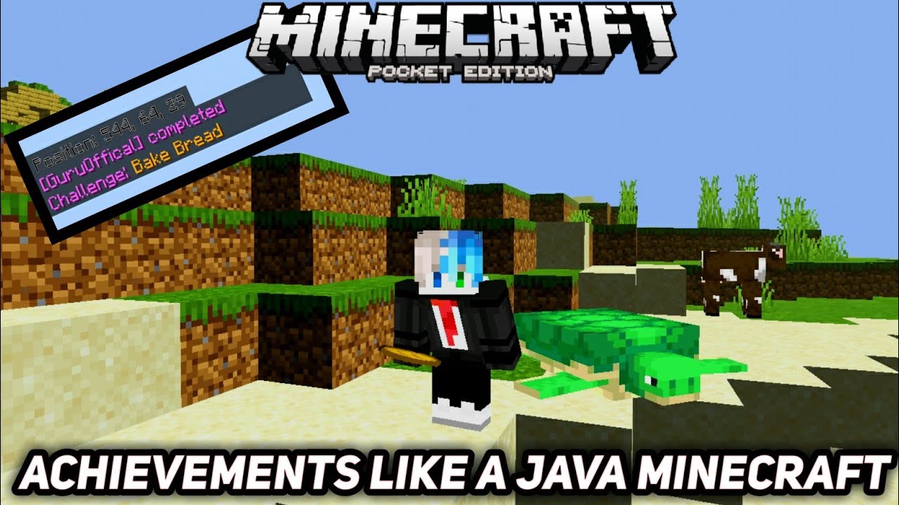 How To Get Achievements Like A Java Minecraft In Pocket Edition