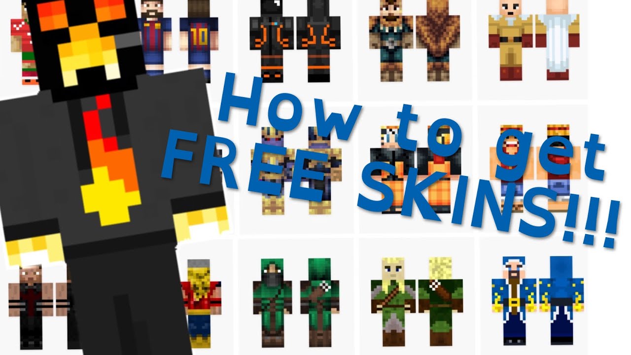 How to get Free and Custom made skins for Minecraft PE and ...