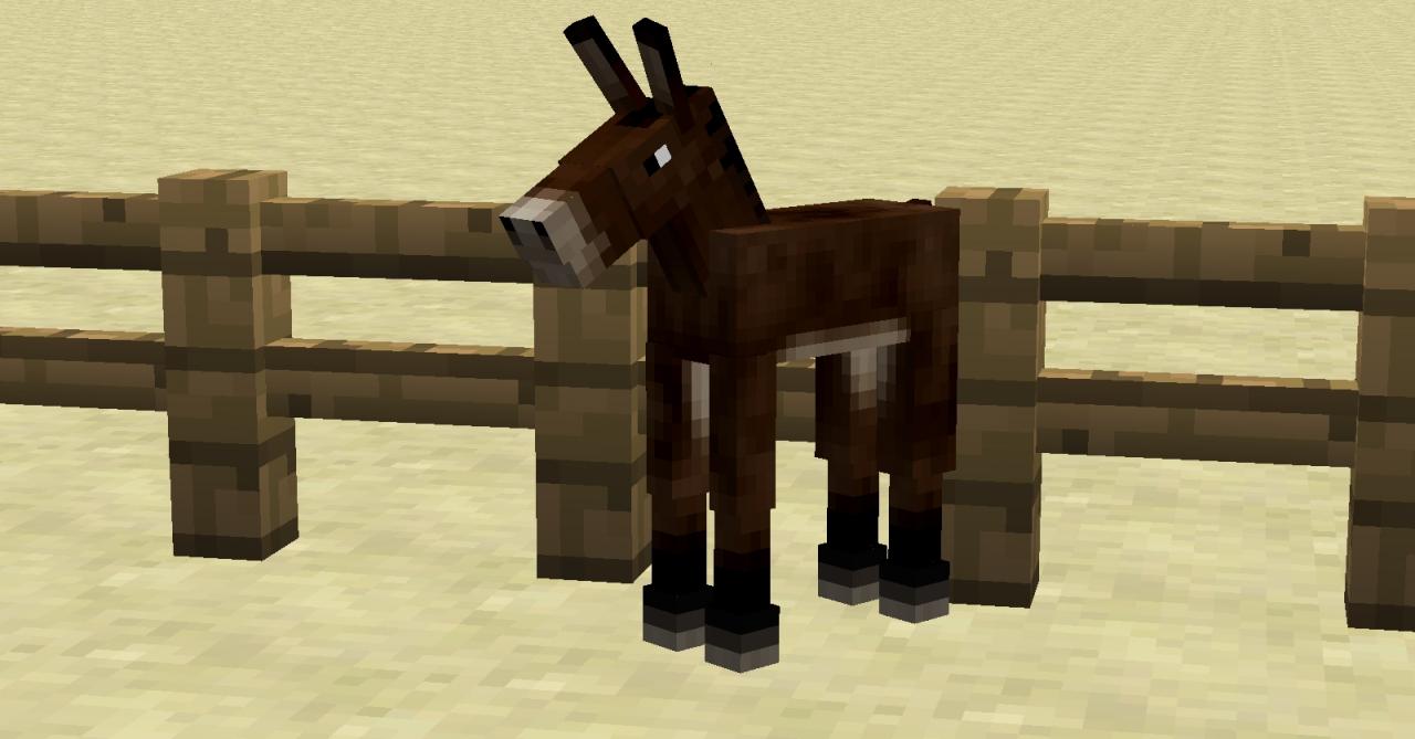 How to get Mules in the Minecraft 1.10 Frostburn Update ...