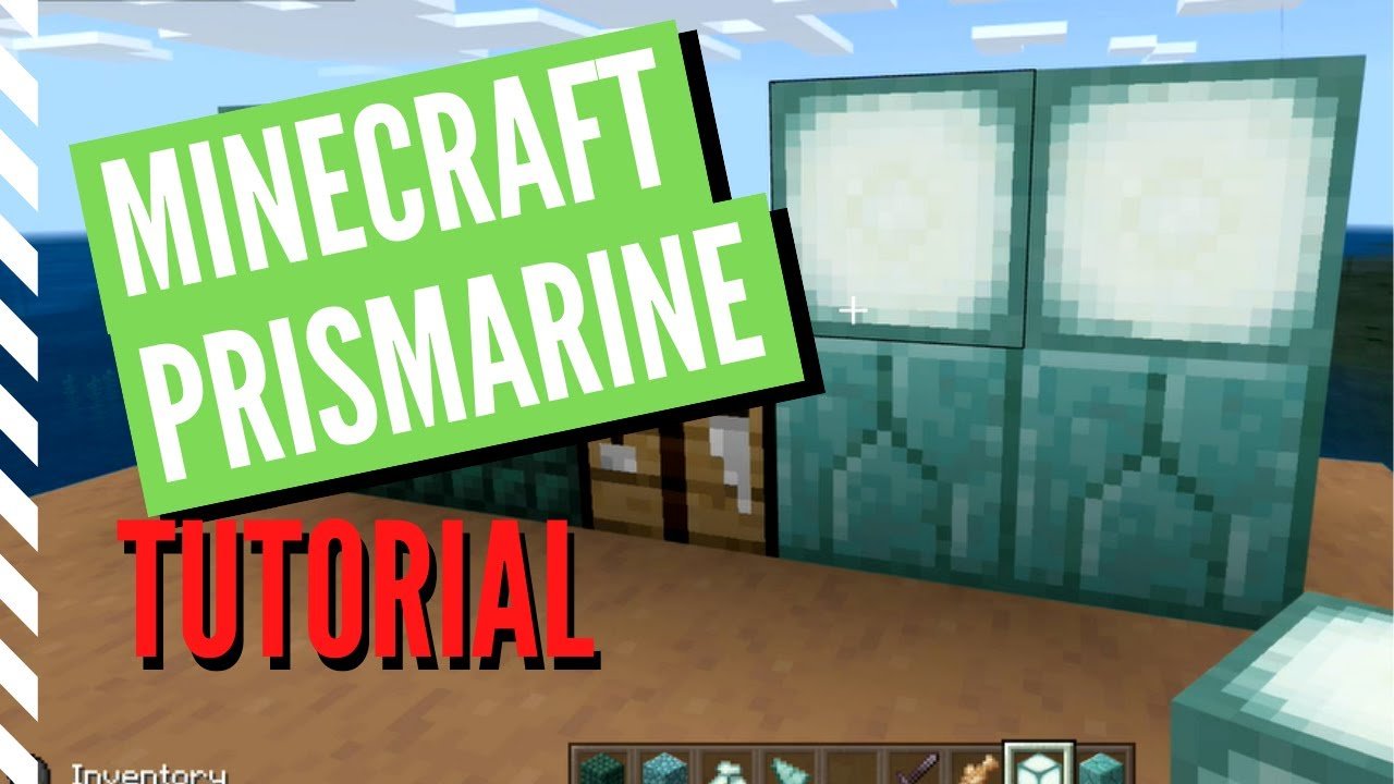How To Get PRISMARINE SHARDS &  CRYSTALS In Minecraft (And ...
