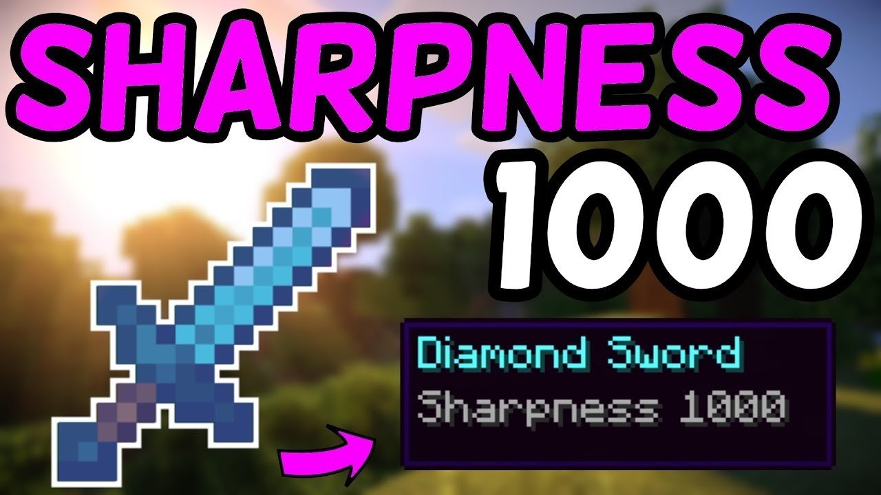 How to get sharpness 1000 sword in v. 1.15 in minecraft ...