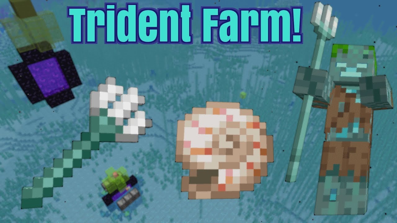 How To Get Trident Minecraft Easy