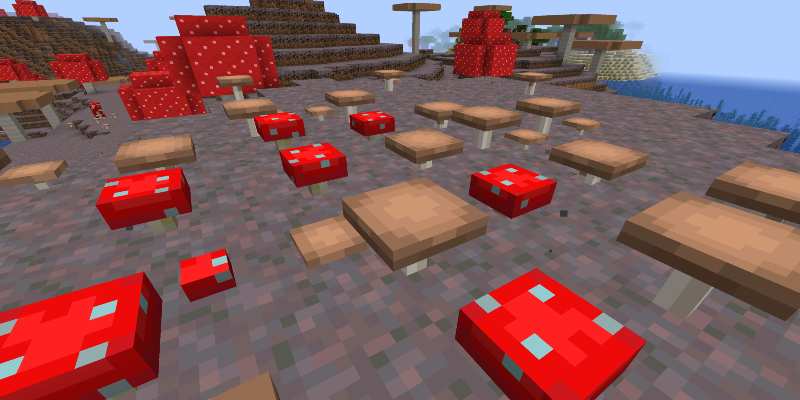 How to grow mushrooms in Minecraft: step