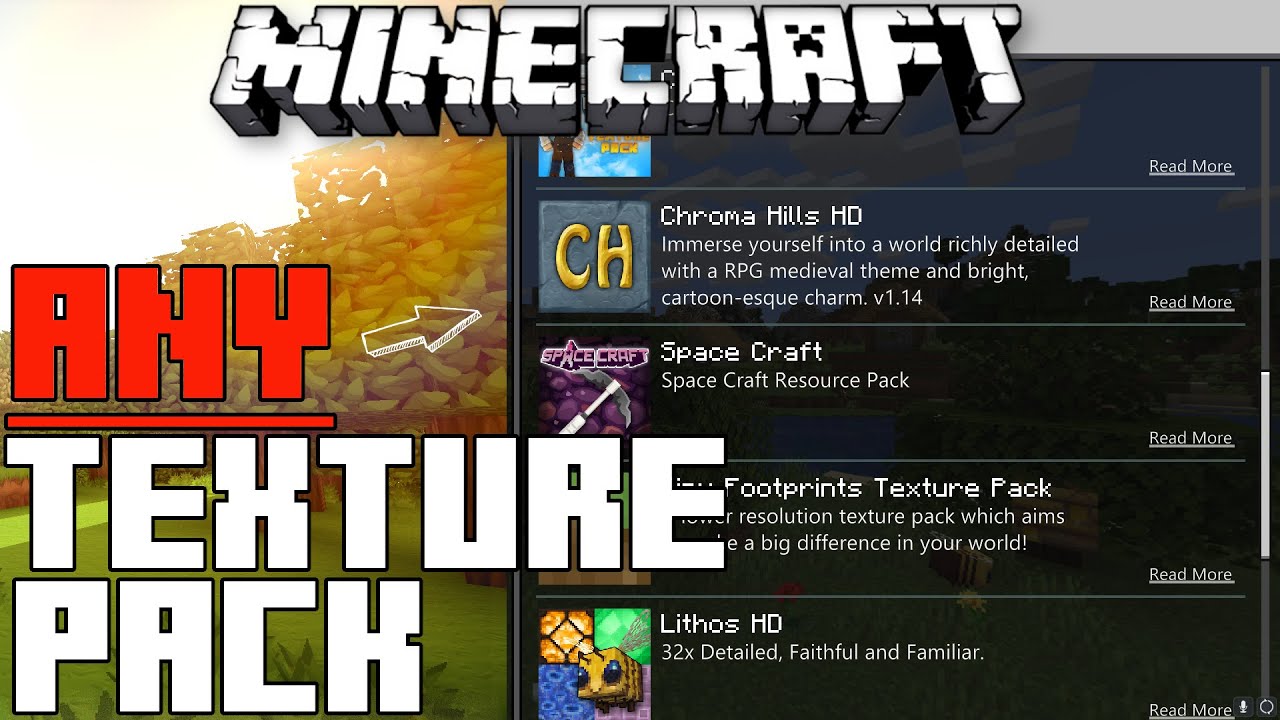 How to install any texture pack for FREE in Minecraft ...