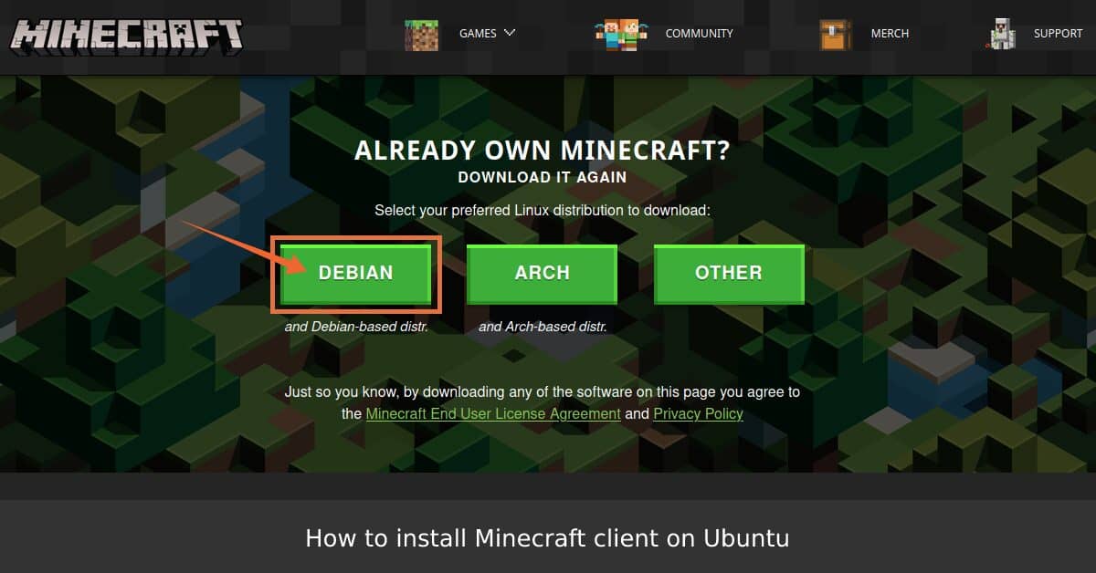 How to install Minecraft client on Ubuntu