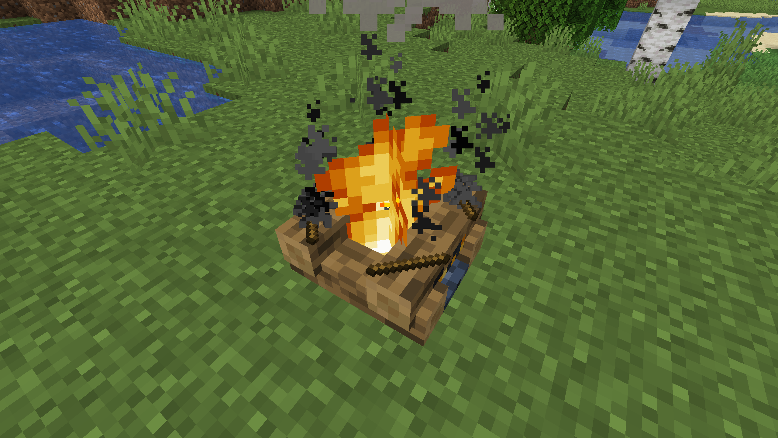 How To Make A Campfire In Minecraft 115