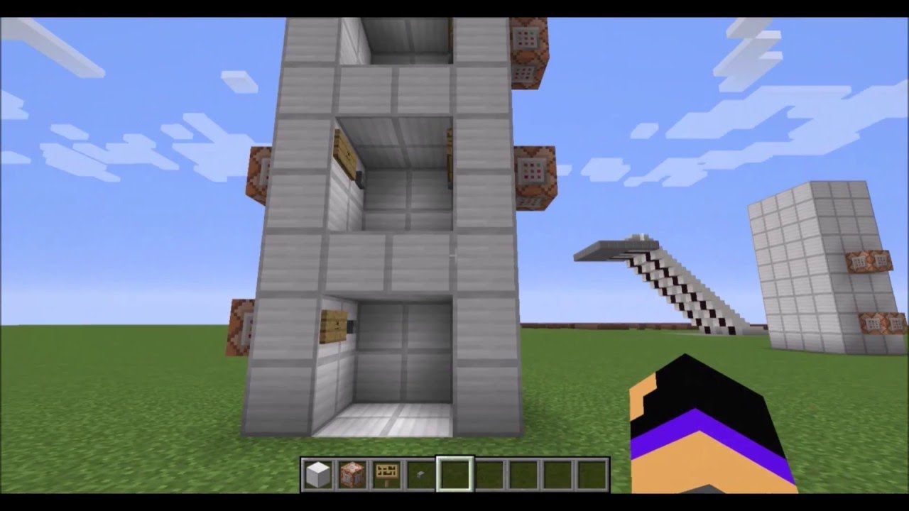 How To Make A Command Block Elevator On Minecraft 1.8.8 ...