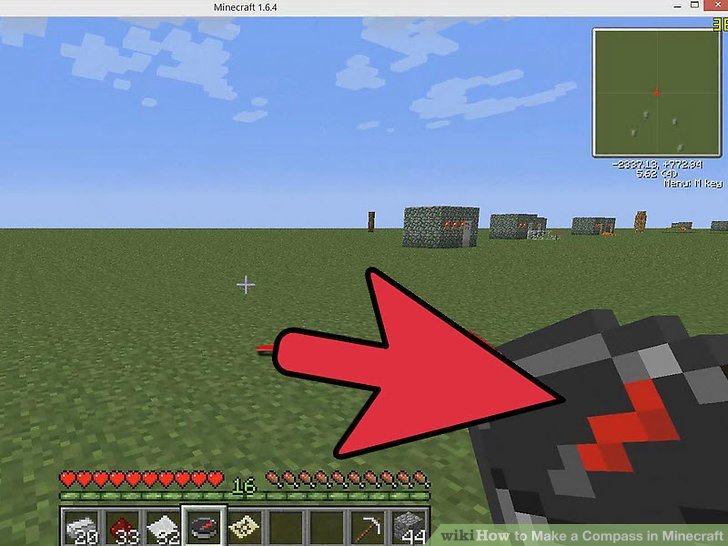 How to Make a Compass in Minecraft: 5 Steps (with Pictures)