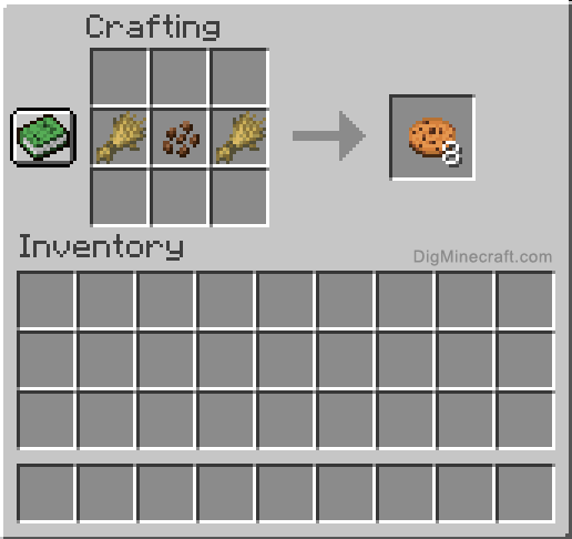 How to make a Cookie in Minecraft
