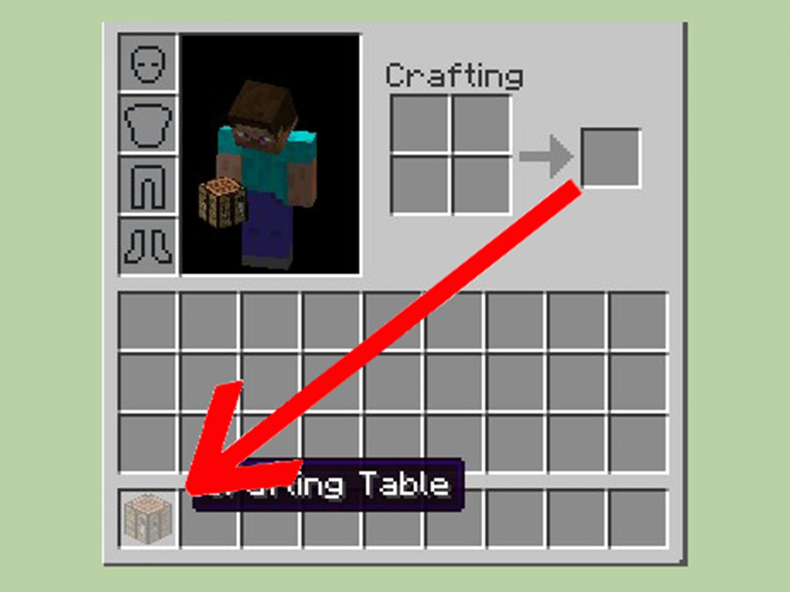 How to Make a Crafting Table in Minecraft: 7 Steps