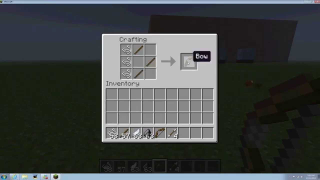 how to make a crossbow and arrows in minecraft