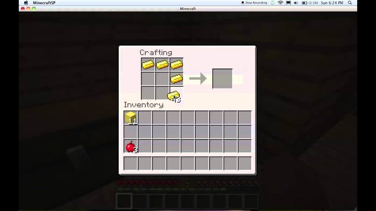 How to make a Enchanted Golden Apple In Minecraft