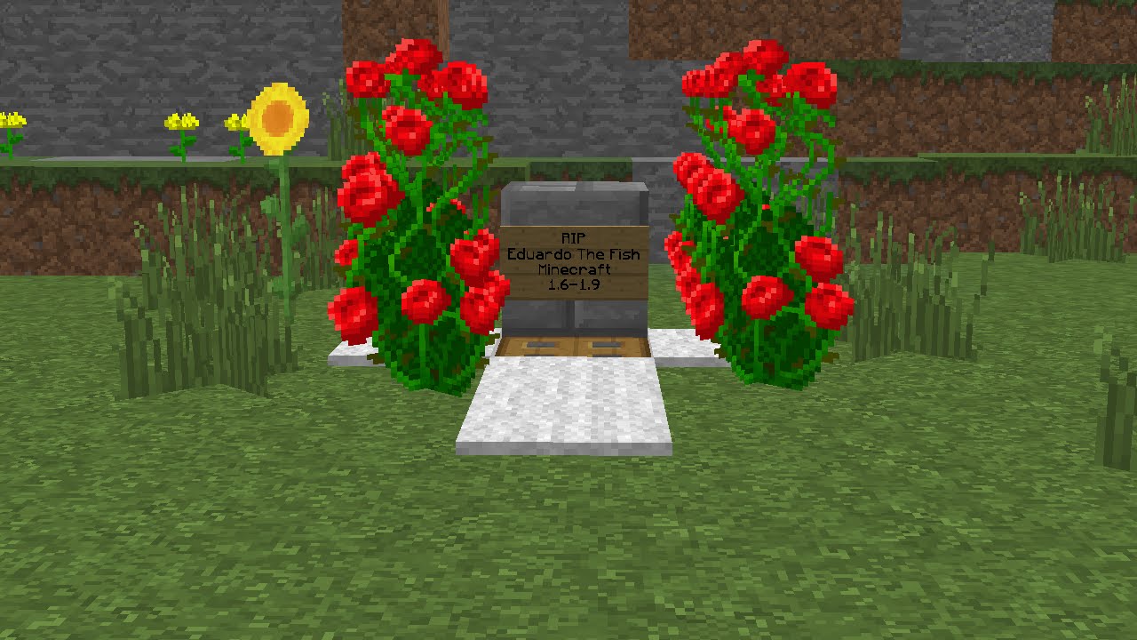 How to Make a Grave in Minecraft (R.I.P Eduardo)