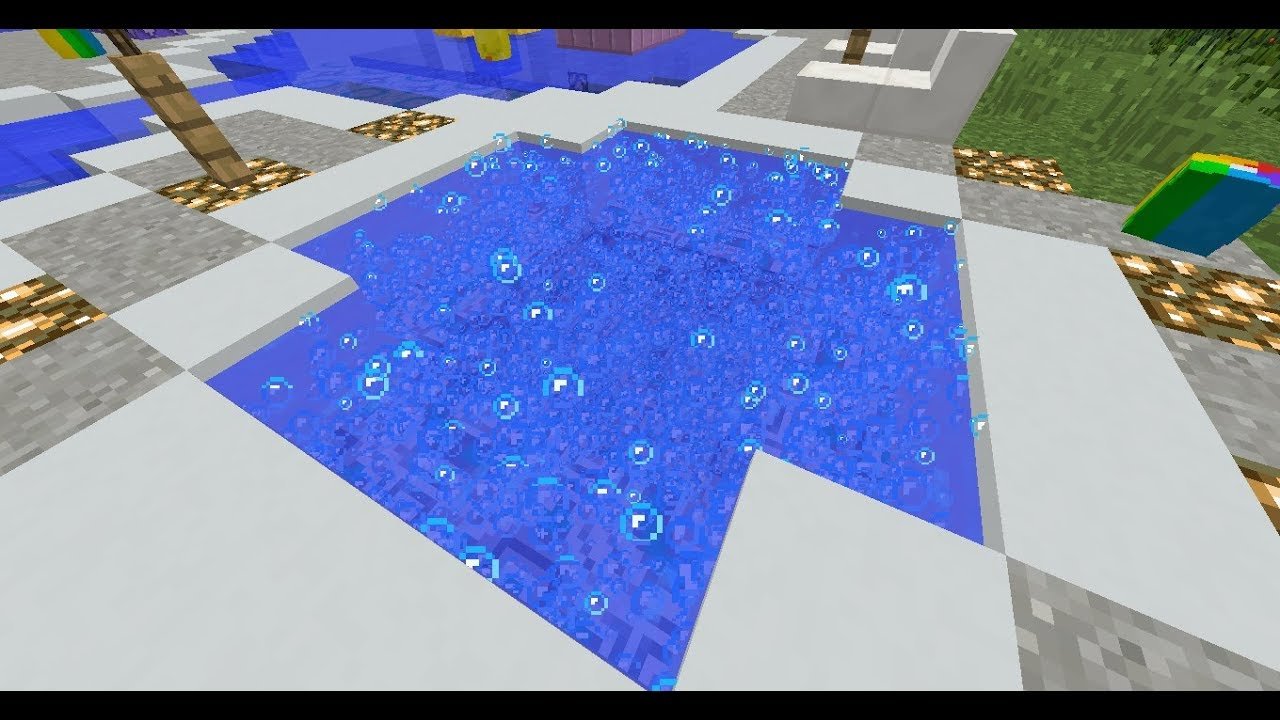 How To Make A Hot Tub In Minecraft With Bubbles