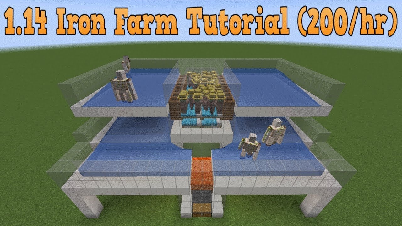 How To Make A Iron Farm In Minecraft