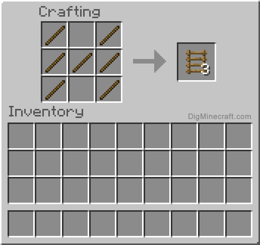 How to make a Ladder in Minecraft