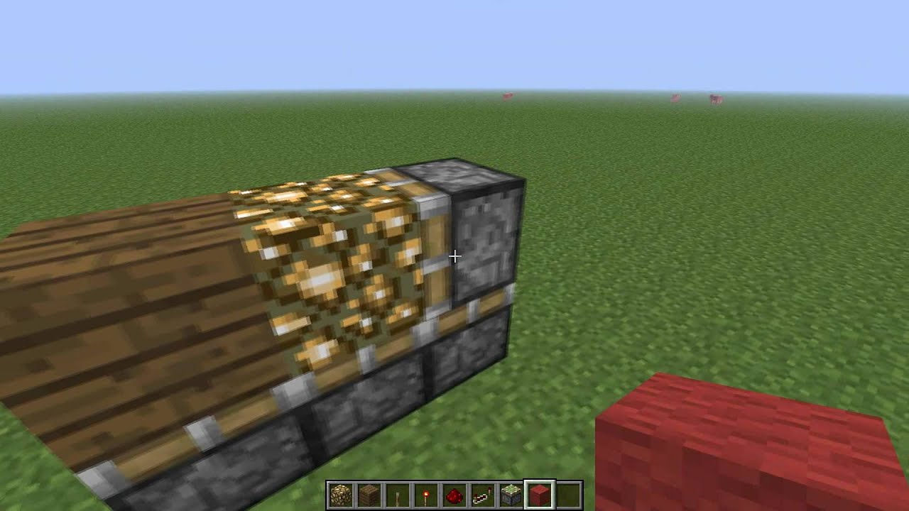 How to make a light switch in minecraft