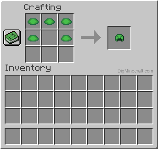 How to make a Turtle Shell in Minecraft