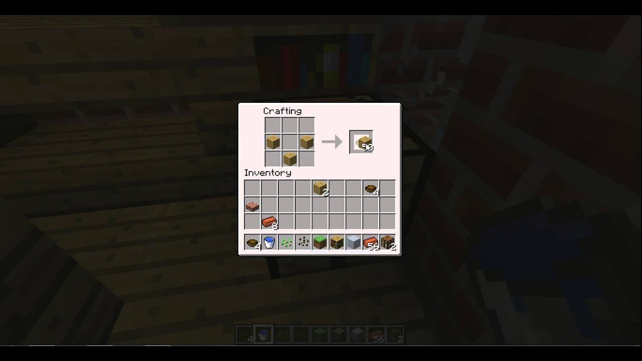 how to make a wooden bowl in minecraft